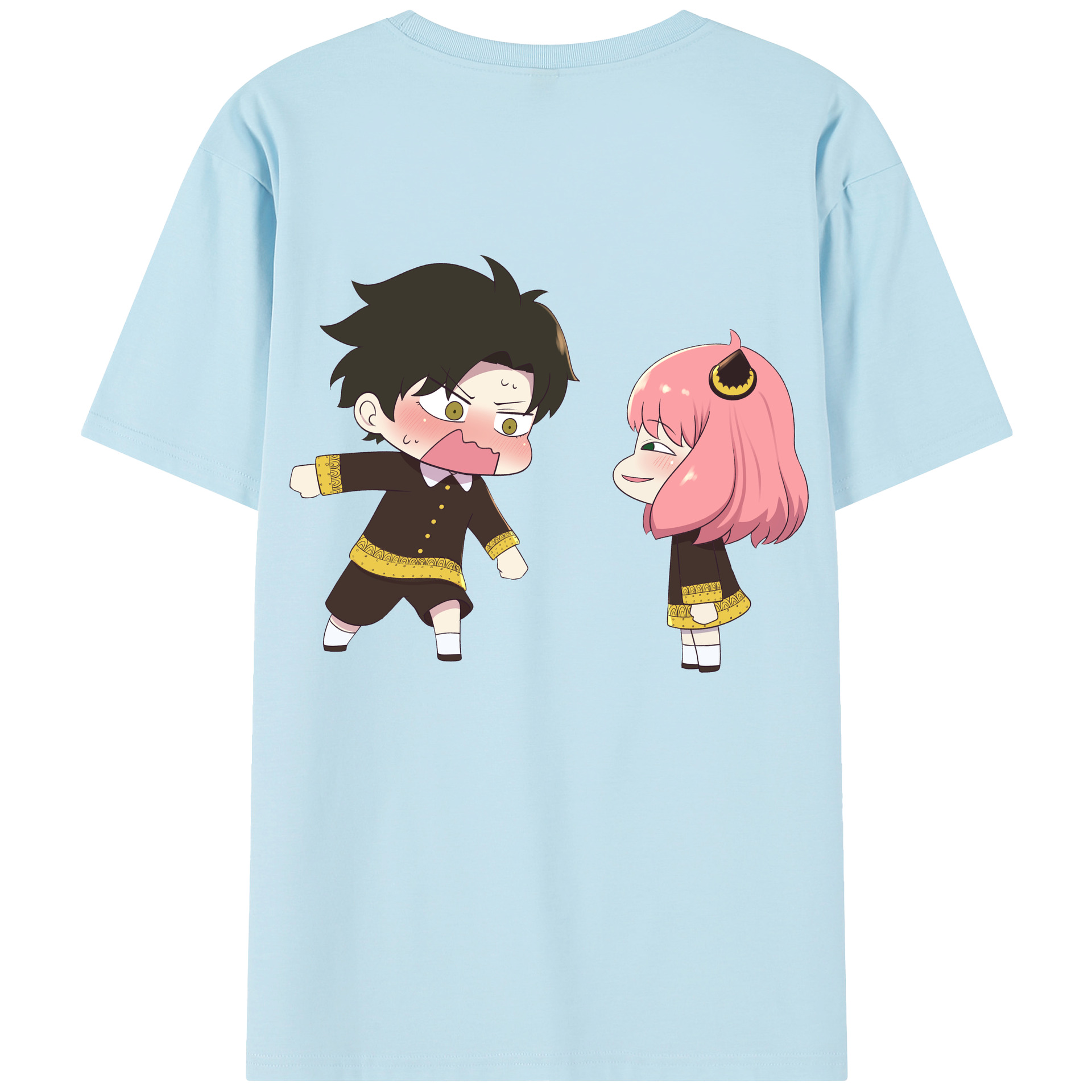 （画像用） SPY×FAMILY间谍家家酒 綿100％半袖Tシャツ（背面プリント）